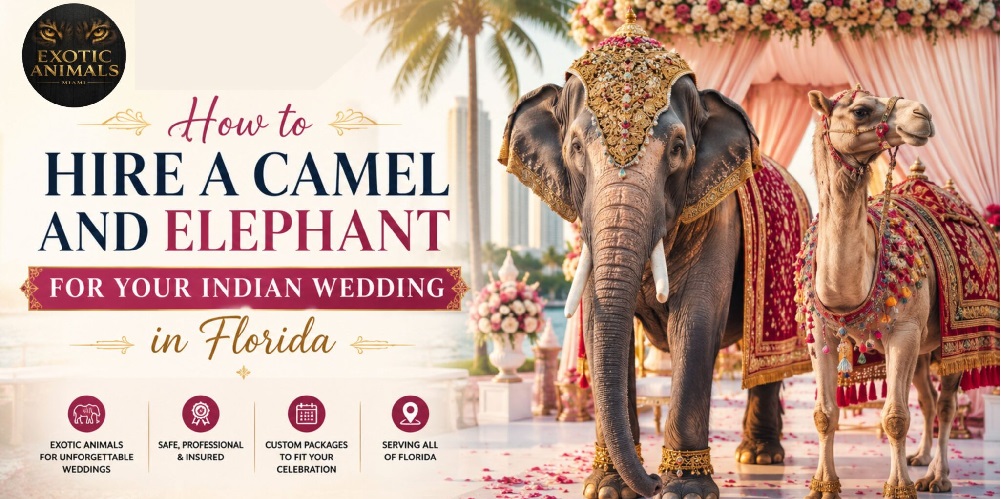 How to Hire a Camel and Elephant for Your Indian Wedding in Florida